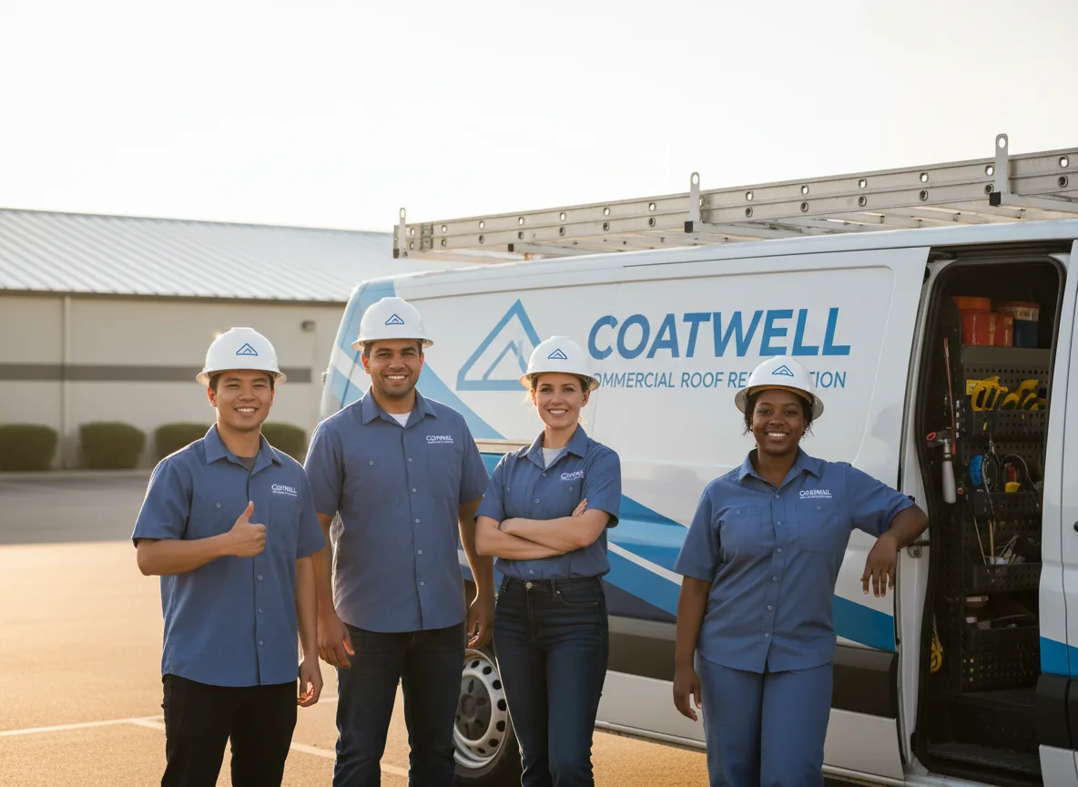 Commercial roof coating company in Pryor, OK